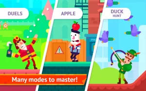 Bowmasters MOD APK 2.15.11 (Characters Unlocked/Unlimited Money) 5