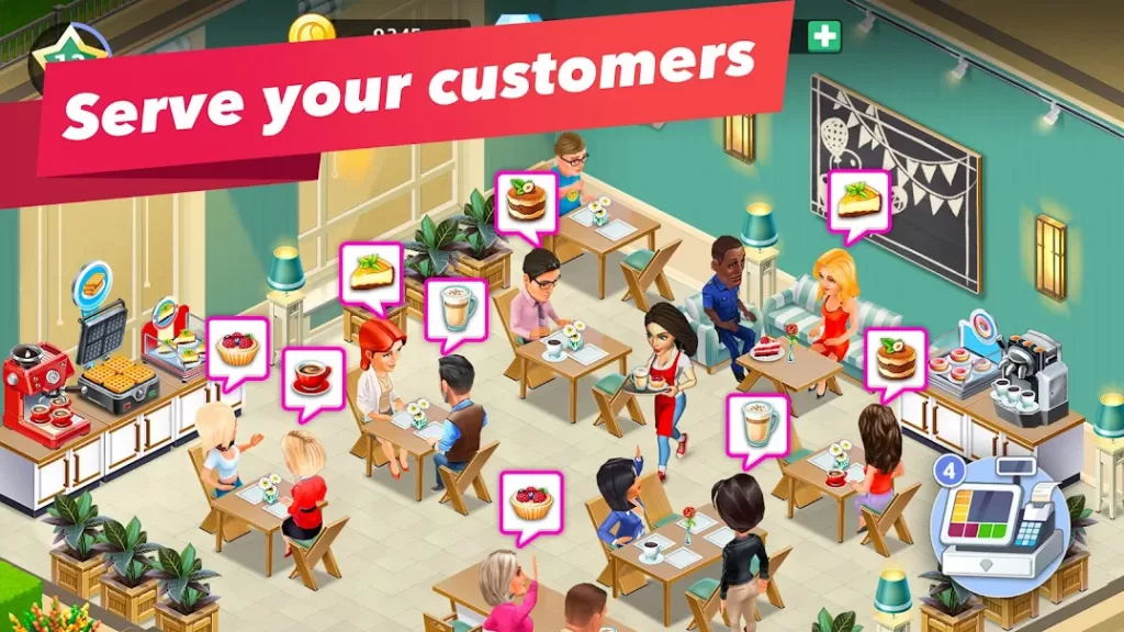 Download My Cafe MOD APK 2022.4.1.0 (Unlimited Coins/Free Shopping) 2
