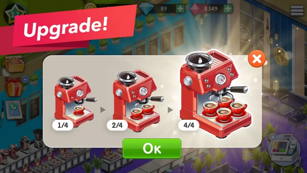 Download My Cafe MOD APK 2022.4.1.0 (Unlimited Coins/Free Shopping) 4